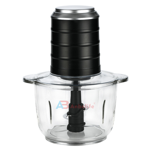 Anbo Electric Express Chop <span class=keywords><strong>Picadora</strong></span> <span class=keywords><strong>de</strong></span> <span class=keywords><strong>carne</strong></span> 1.2L Mini <span class=keywords><strong>Picadora</strong></span> <span class=keywords><strong>de</strong></span> alimentos Tazón <span class=keywords><strong>de</strong></span> vidrio Procesador <span class=keywords><strong>de</strong></span> alimentos 300W 400W 500W Mezclador <span class=keywords><strong>de</strong></span> alimentos - Product Image 3