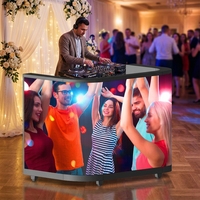 Écran LED incurvé couleur pour cabine DJ P1.5mm, table vidéo, écran de réception, module LED flexible intérieur haute luminosité