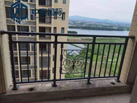 Système de main courante d'escalier en acier galvanisé Zhongchen, garde-corps métallique étanche pour la sécurité des bâtiments intérieurs et extérieurs
