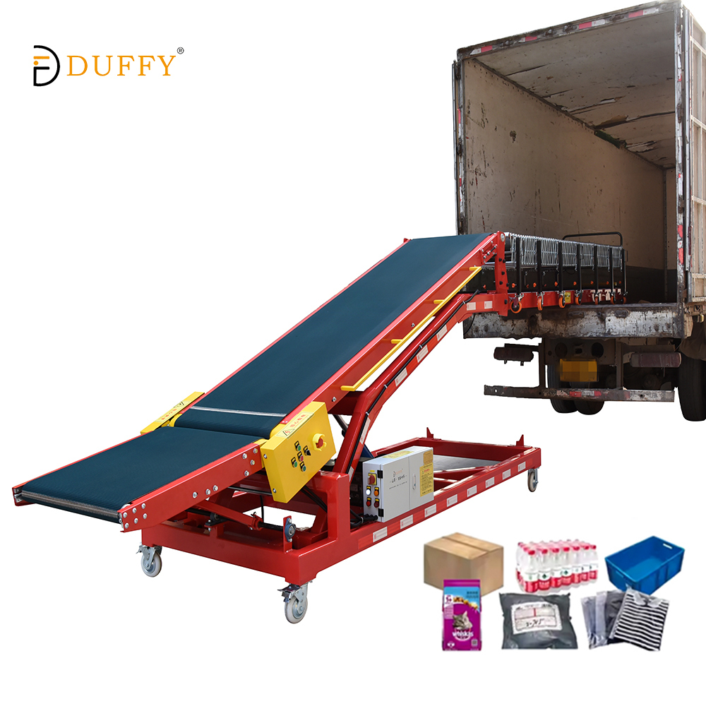 Wholesale Telescopic Mobile Conveyor Remote Control Operation