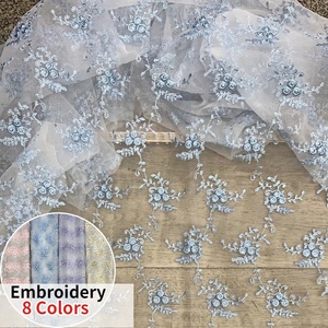 Tissu en dentelle avec broderie florale Vente en gros - Product Image 1