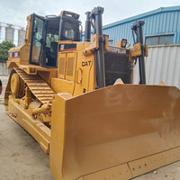 Bulldozer sur chenilles Caterpillar D8R Modèle 2023 Moteur Cat 3406 254 kW 37550 kg Capacité de bulldozing 9,2 m Ripper Composants hydrauliques