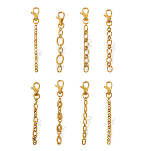 Cadena de llavero unisex de acero inoxidable con cierre de mosquetón, cadena de cintura estilo urbano, cadena múltiple para accesorios de moda - Product Image 5