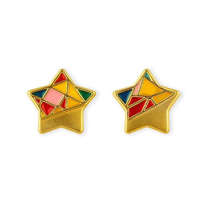 Ciondolo a Stella Ilan 2 Pezzi Color Oro per Accessori e Perline per Abbigliamento - Product Image 2