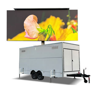 Affichage publicitaire mobile extérieur LED couleur pleine MBD-21S P4.0 à freinage hydraulique, idéal pour l'éducation et la promotion - Product Image 1