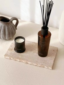 Bellissimo vassoio di espositore per gioielli in marmo di resina di pietra minimalista - Product Image 4