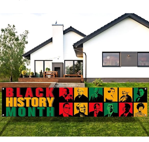 Bannière Juneteenth 300*50cm, Décoration Murale pour Célébrations, Fêtes et <span class=keywords><strong>Photographie</strong></span> - Product Image 3