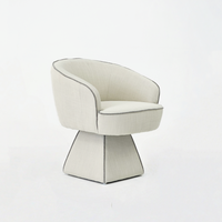 Chaise de canapé simple design italien, tabouret de courtoisie moderne et luxueux en tissu minimaliste Mobilier de salon contemporain Table basse