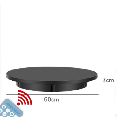 60cm Load Max 100KG Turntable Motorized Photography Rotating Display Stand 360 Degree Electric Rotating Turntable with Remote