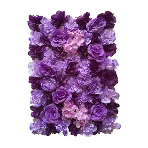 Ins heiße neue Simulation Blume Hochzeit Kulissen Wand Hochzeit Hortensie Rose Seide Rose künstliche Blume Wand