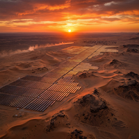 Panneau solaire bifacial 660W, structure double vitrage, module PV, gain de puissance amélioré pour station solaire agrivoltaïque |