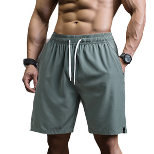 Shorts Homme Séchage Rapide Taille Mi-Haute Coupe Ample Sport Décontracté Course Extérieur Tissu Soie Glacée Respirant Léger - Product Image 5