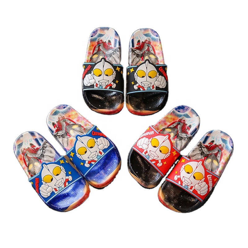 Производители могут настроить японский мультфильм тапочки на нескользящей мягкой подошве ванной комнаты в помещении и на открытом воздухе для маленьких мальчиков и девочек шлёпанцы для женщин