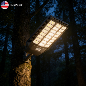 US Stock High Power LED <strong>Street</strong> <strong>Light</strong> Outdoor Commercial Solar <strong>Street</strong> <strong>Light</strong> For <strong>Wholesale</strong> Distributor Parking Lot Warehouse - Product Image 1