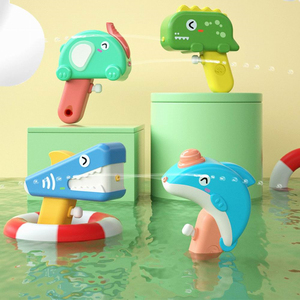 Fiesta en la playa Niños Niñas Favores <span class=keywords><strong>Barato</strong></span> Divertido Lindo Mini Animal de dibujos animados Squirt Pistola de tiro de agua Juguete de plástico Pistola de agua - Product Image 3