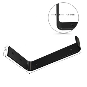 Tùy chỉnh bán buôn Móc L hỗ trợ thép treo tường Heavy Duty nổi kim loại kệ chân đế - Product Image 6
