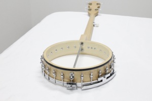 26-inch 20-fingered 12-Bracket người mới bắt đầu banjo với dây thép <span class=keywords><strong>4</strong></span> dây gỗ màu banjo - Product Image 4