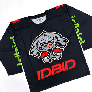 เครื่องแบบฮ็อกกี้แฟชั่นย้อนยุคลายปักดีไซน์เสื้อเจอร์ซี่ออกแบบได้ตามต้องการ - Product Image 3