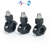 Buse de ventilateur plat agricole en acier inoxydable avec système de connexion rapide Clip en plastique et options d'adaptateur pour le refroidissement extérieur