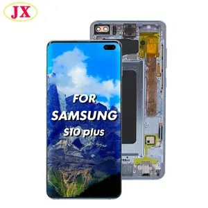 Pantalla LCD Original Super AMOLED para Samsung Galaxy S10, G973, G973F, S10 Plus, G975, G975F, montaje de digitalizador con pantalla táctil