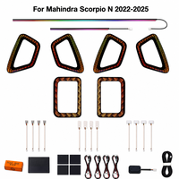 Accessoires de voiture SJC - Décoration intérieure pour Mahindra Scorpio N 2022-2025 - Éclairage d'ambiance intérieur - Lumière LED ambiante pour voiture