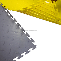 Suelo de PVC Resistente, Antideslizante, Ecológico e Impermeable para Supermercados, Centros Comerciales, Almacenes y Apartamentos - Baldosas de Plástico Encajables