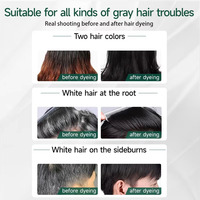 Peine para teñir el cabello de coloración rápida, innovador diseño de peine para teñir el cabello y peine para retoques de color en las raíces.