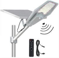 100W 200W énergie solaire extérieure IP67 étanche télécommande tout en un Led lampadaire solaire 300W 400W