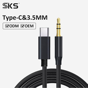 <span class=keywords><strong>Cavo</strong></span> Aux 3.5mm con Connettori Placcati in Oro, 1m, Rivestimento in PVC Intrecciato, 1080P, ROSH, <span class=keywords><strong>per</strong></span> Audio Auto, Cuffie, Altoparlanti, <span class=keywords><strong>Home</strong></span> Theater - Product Image 2