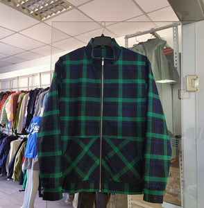 <strong>Men's</strong> Windbreaker Tracksuit Custom Plaid Tartan Lightweight Breathable Wrinkle Resistant Full <strong>Zip</strong> Jacket Elastic Waist <strong>Shorts</strong> - Product Image 4