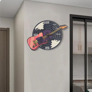 Horloge murale silencieuse à bascule, style rétro américain moderne, simple et décorative, pour chambre à coucher et salon, design créatif et rétro, tendance sur internet - Product Image 5