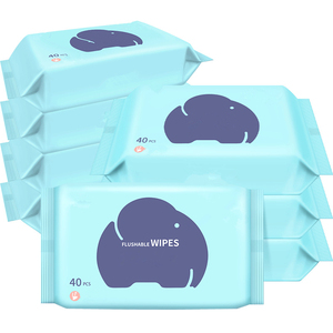 Lingettes lavables en <span class=keywords><strong>bambou</strong></span>, sans danger pour les fosses septiques, douces, apaisantes, botaniques et aloès, non parfumées, écologiques, lingettes humides brunes naturelles - Product Image 1