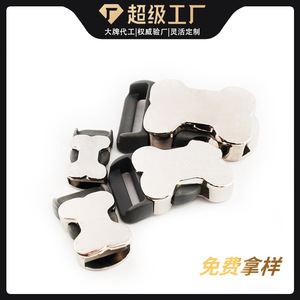 Hebilla metálica para mascotas con forma de hueso, de aleación de zinc, ajustable, para collar, mochila, correas de 33 mm y 21 mm, B206 - Product Image 5