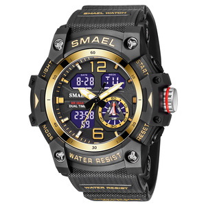 <span class=keywords><strong>Montre</strong></span> pour homme <span class=keywords><strong>SMAEL</strong></span> 8007, <span class=keywords><strong>montre</strong></span> de sport étanche pour homme avec mouvement analogique-numérique double, <span class=keywords><strong>montre</strong></span>-bracelet multifonctionnelle pour homme - Product Image 4