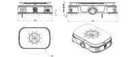 Robot logistique AGV de 600 kg de charge utile, robot mobile industriel à navigation laser SLAM avec dispositif de levage pour la manutention des matériaux