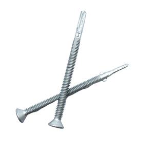 Vite a Testa Cilindrica con Ali Star Drive in Acciaio Inox Zincato, Metrica/Pollici, per <span class=keywords><strong>Legno</strong></span> e Acciaio, Vite <span class=keywords><strong>TEK</strong></span> - Product Image 1