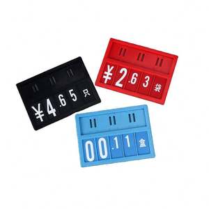 Clips de PVC para Etiquetas de Precios en Exhibidores Giratorios Digitales para Supermercados, Suministros para Exhibición de Mercancía - Product Image 2