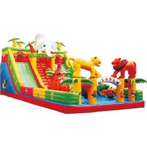 Dijual Panas Komersial Aman Melompat Murah Bouncing Istana Bouncing Tiup dengan Slide Bouncing Castle Air dengan Perosotan