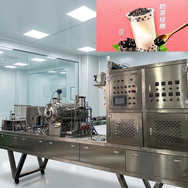 Popping Boba Filling and Sealing Machine Bubble Tea Filling and Sealing Machine Soft Drink Manufacturing Machinery