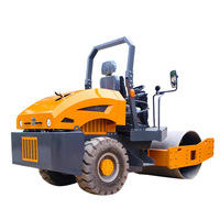 Mini rouleau hydraulique certifié CE rouleau vibrant à double tambour moteur de compacteur de rouleau de route de 3/5 tonnes pour la construction de routes