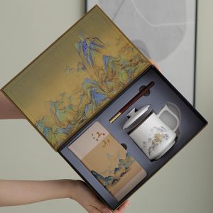 Blanc <span class=keywords><strong>De</strong></span> Chine Tasse en porcelaine Tasse en céramique avec couvercle pour la maison et les cadeaux Gravure personnalisée disponible - Product Image 3