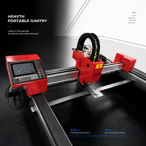Nouvelle machine de découpe laser à fibre portable mini haute vitesse 1000W-3000W pour tôles métalliques d'épaisseur 10-20mm - Product Image 1