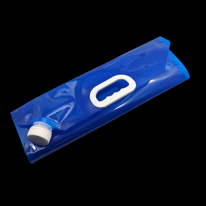 Sacs de conteneurs d'eau purifiée de qualité alimentaire 5L 10L en gros, pochettes souples anti-fuite avec bec verseur et buse - Product Image 6