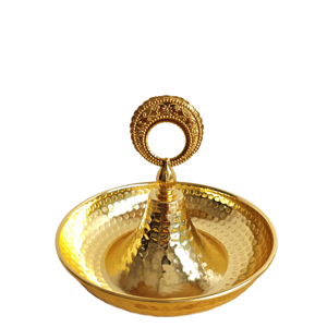Plateau en métal irisé de style européen moderne et minimaliste PNH, support à gâteau de mariage de haute qualité, décoration de la maison, desserts pour les fêtes - Product Image 1