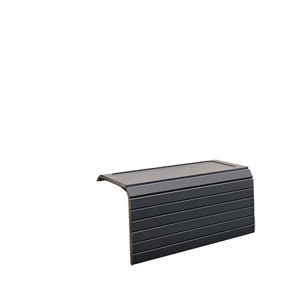 Reposabrazos de madera con portavasos, color marrón castaño, estilo moderno y sencillo para sofá de sala de estar - Product Image 2