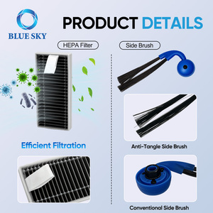 อะไหล่เครื่องดูดฝุ่นหุ่นยนต์สำหรับ Ecovacs deebot T80S omni/ X9 Pro omni/yeedi S16 PLUS กระเป๋าแผ่นกรองด้านข้างหลัก - Product Image 3