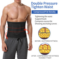 Ceinture de maintien abdominale respirante et personnalisable de style européen et américain pour hommes et femmes, avec revêtement argenté