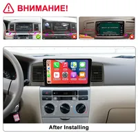 Android 4G WIFI pour Toyota Corolla Fielder E120 2000-2004 Car Radio Carplay Multimedia Video Player Autoradio 8 + 128GB 8 Core
