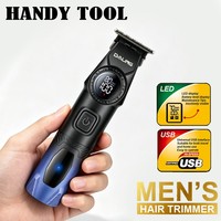 Tondeuse à cheveux professionnelle DALING DL-1975 avec lame réglable, corps en gradient, recharge USB, moteur puissant intégré