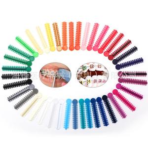 ยางรัดฟันไฮเฟิงหลากสีสำหรับจัดฟัน บรรจุ 40 ชิ้นต่อถุง สำหรับอุปกรณ์ดูแลช่องปากผู้ใหญ่ - Product Image 3